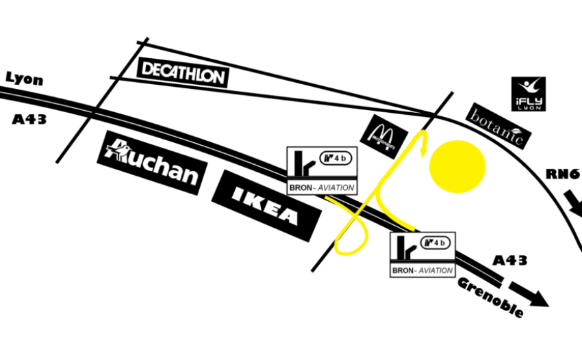 plan d’accès gliss on Réserver à Lyon
